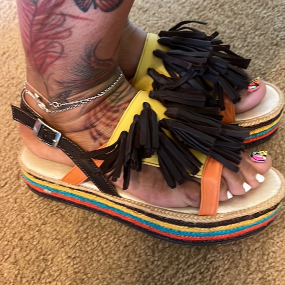 Susana Traca Espadrille Sandals with Tassels - Picture 2 of 5